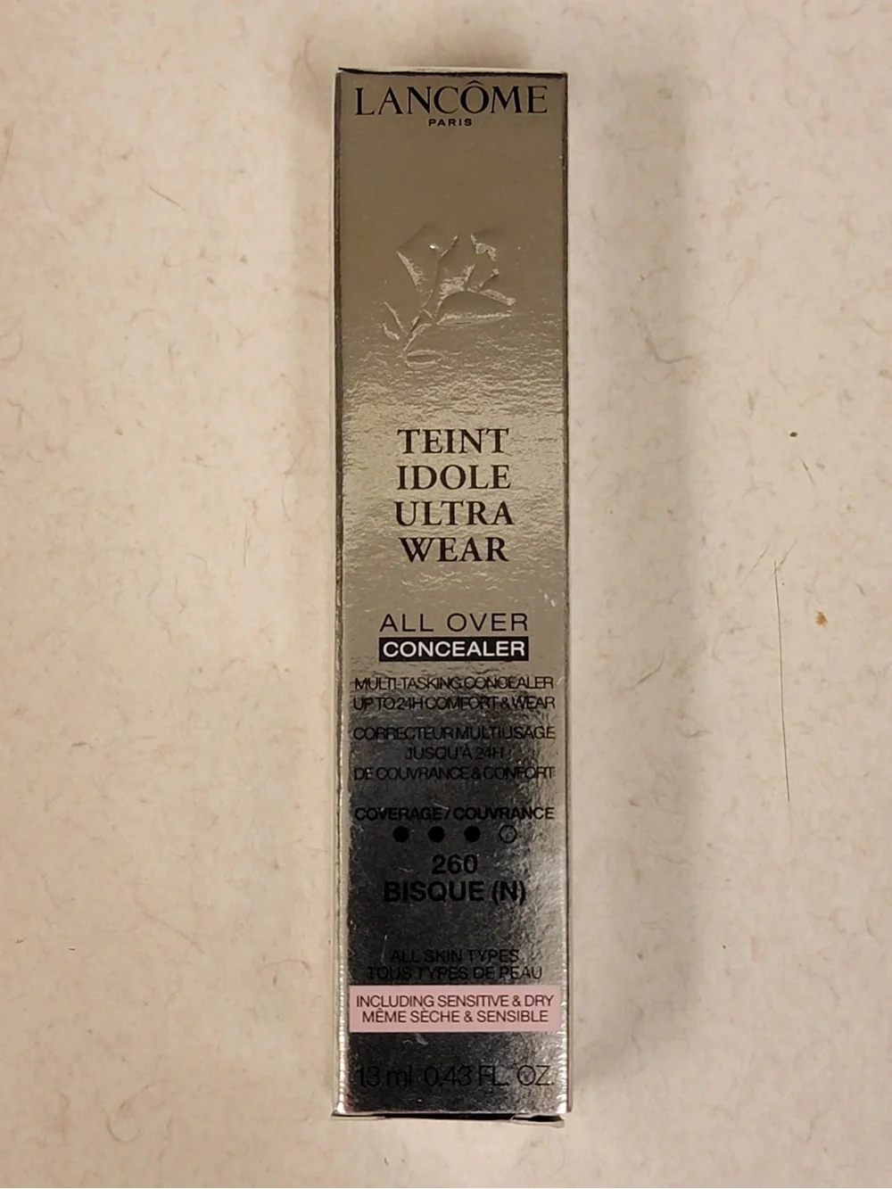 Lancome Teint Idole Ultra Wear All Over Concealer - Bisque (260)